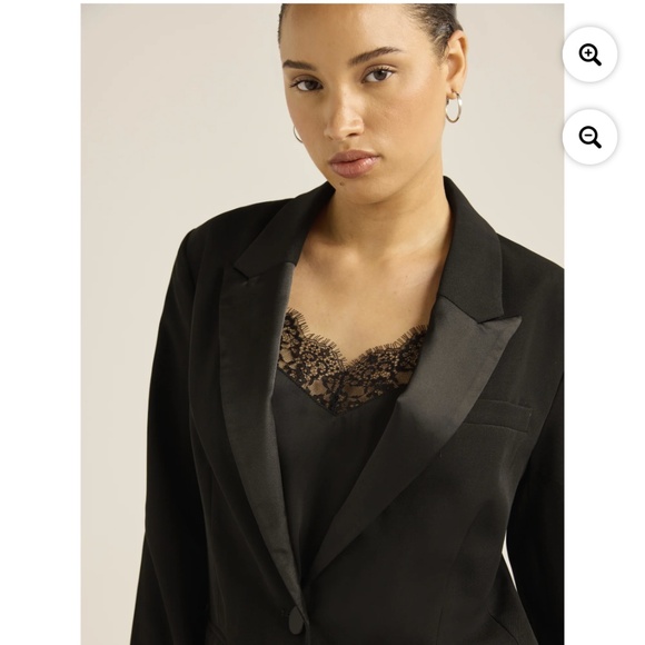 Scoop NYC Jackets & Blazers - Scoop NYC Women’s Black Tuxedo Blazer Size Medium NWT